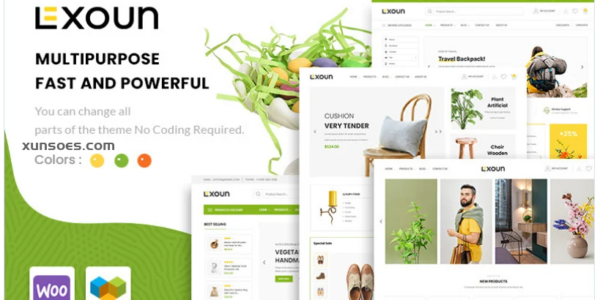 Lexoun Multipurpose WooCommerce Theme 1.3.3 GPL Theme