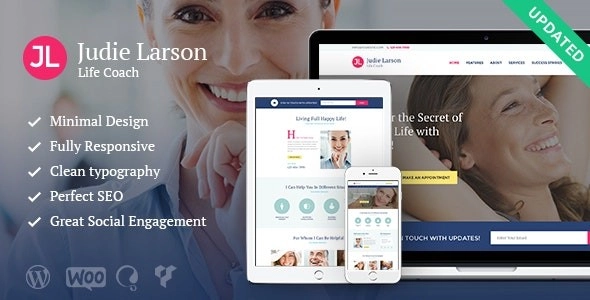 Life Coach and Psychologist Personal WordPress Theme 1.9.1 GPL Theme