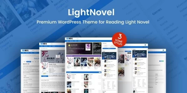 LightNovel WordPress Theme 1.0.7 GPL Theme