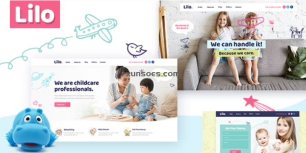 Lilo Kindergarten WordPress Theme 1.3 GPL Theme