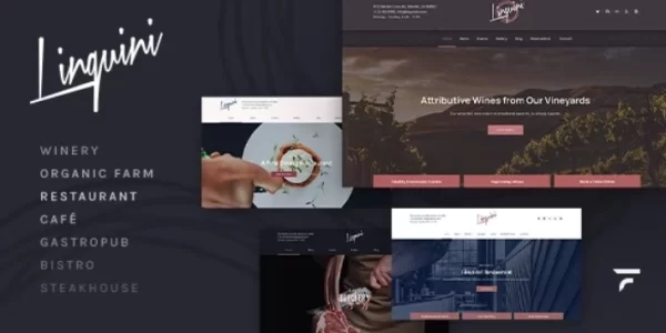 Linguini — Restaurant WordPress Theme 4.0.6 GPL Theme