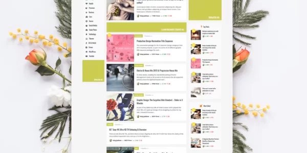 List Mag WP Personal News / Magazine Theme 3.8 GPL Theme