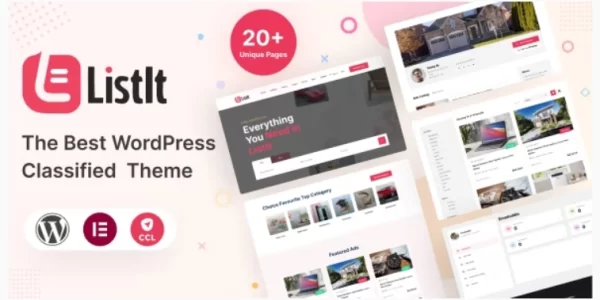 ListIt – Clasified WordPress Theme 1.6 GPL Theme