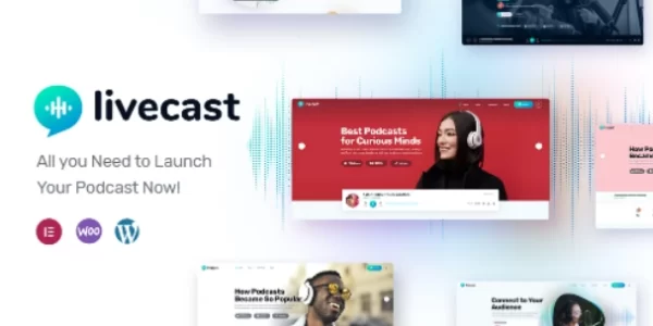 Livecast Podcast Theme 1.0.7 GPL Theme