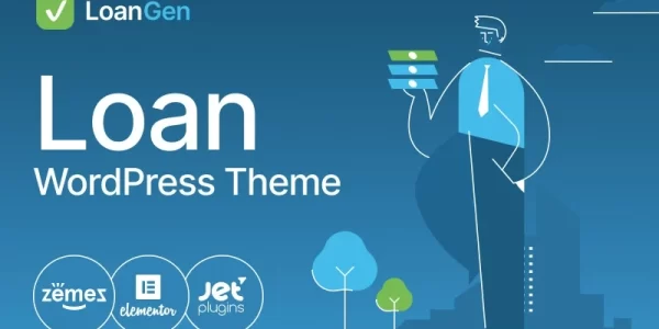 LoanGen Loan WordPress Theme 1.0.1 GPL Theme