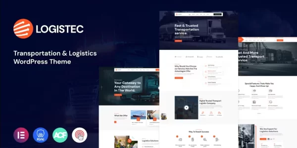 Logistec – Transportation Logistics WordPress 1.0.1 GPL Theme