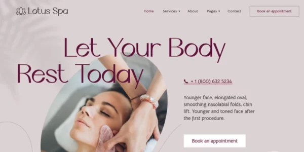 Lotus Spa – the Vibrant Salon Spa WordPress Theme 1.2.2 GPL Theme