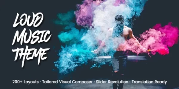 Loud A Modern WordPress Theme for the Music Industry 2.1.9 GPL Theme