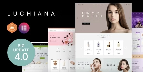 Luchiana Cosmetics Beauty Shop Theme 4.31 GPL Theme