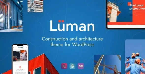 Luman Construction WordPress Theme 1.5.1 GPL Theme