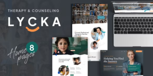 Lycka Therapy Counseling WordPress Theme 1.0.6 GPL Theme