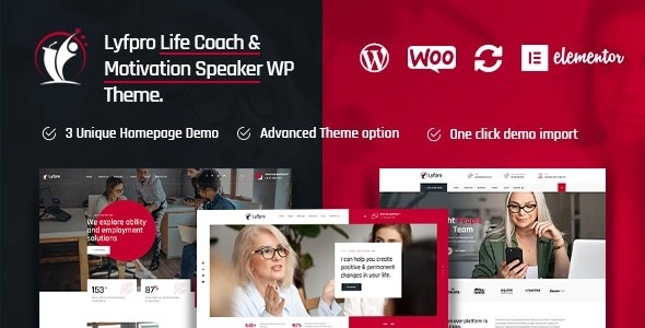 Lyfpro Life Coach WordPress Theme 1.3 GPL Theme
