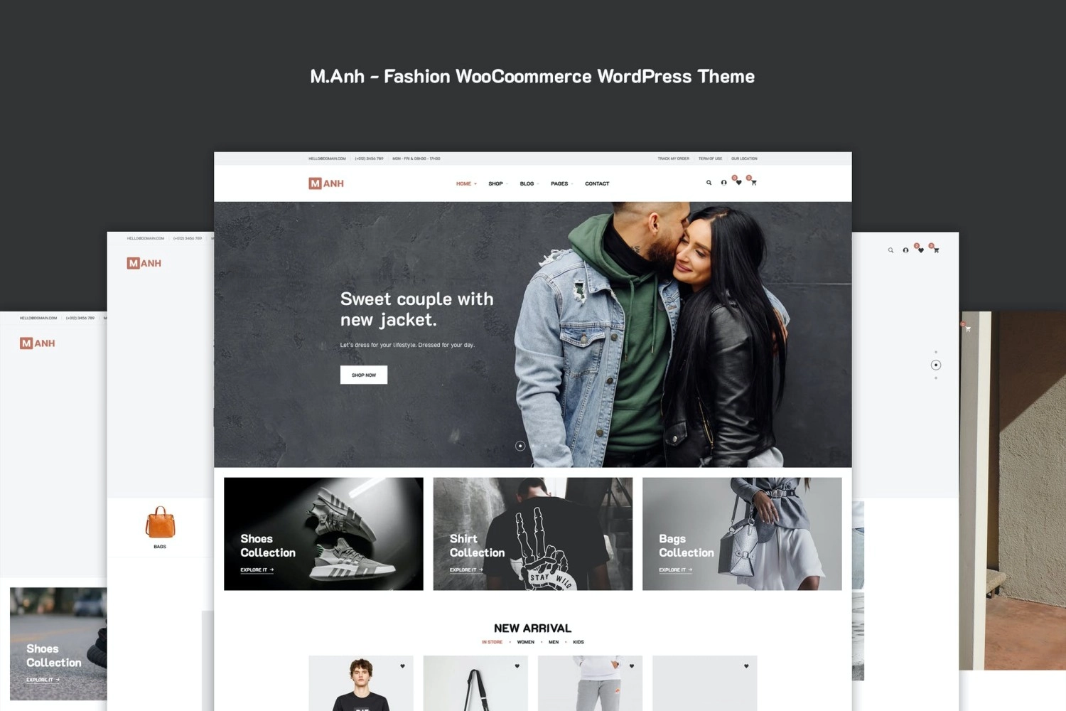 M.Anh Fashion WooCoommerce WordPress Theme 1.0 GPL Theme