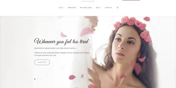 Madeleine Spa Health Skincare WordPress Theme 1.0.0 GPL Theme