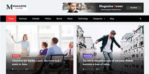 Magazine Power Pro 2.3.1 GPL Theme