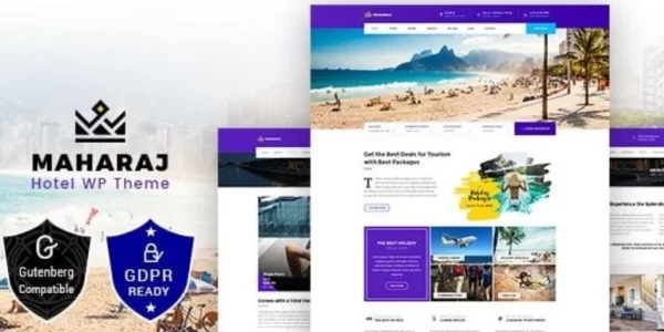 Maharaj  – Tour- Hotel, Tour, Holiday Theme 2.5 GPL Theme