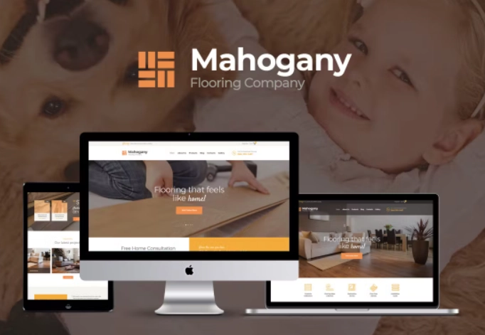 Mahogany Flooring Store WordPress Theme 1.1.2 GPL Theme