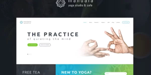 Mandala Yoga Studio WordPress Theme 2.2 GPL Theme