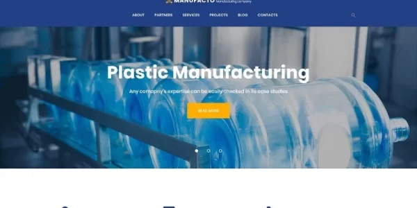 Manufacto Industrial and Manufacturing Company WordPress Theme 1.0.0 GPL Theme
