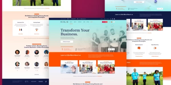 MarLab – Digital Solutions WordPress Theme 1.0.4 GPL Theme