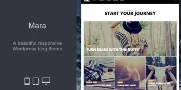 Mara Beautiful Photo WordPress Blog Theme 2.4.81 GPL Theme