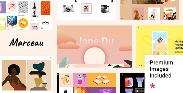 Marceau Creative Portfolio Theme 1.2.1 GPL Theme