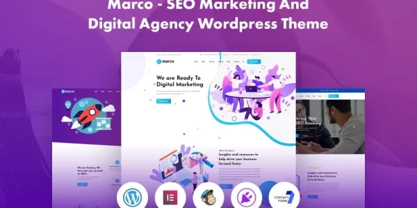 Marco SEO Marketing And Digital Agency WordPress Theme WordPress Theme 1.0 GPL Theme