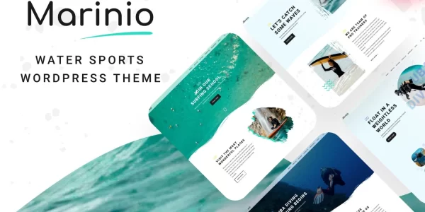 Marinio Surfing Scuba Diving WordPress Theme 1.05 GPL Theme