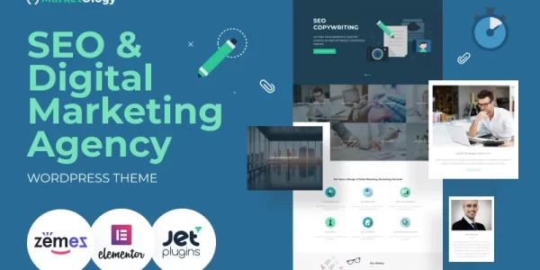 MarketOlogy SEO and Marketing Agency Responsive WordPress Theme 1.0.0 GPL Theme
