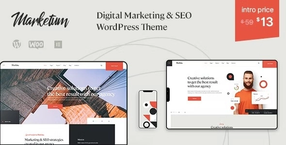 Marketum | Digital marketing SEO WordPress Theme 1.6 GPL Theme