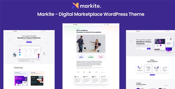 Markite Digital Marketplace WordPress Theme 1.3.2 GPL Theme