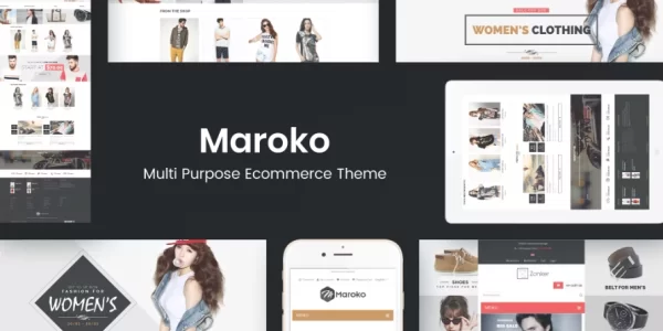 Maroko Responsive WordPress Fashion Theme 1.4.0 GPL Theme