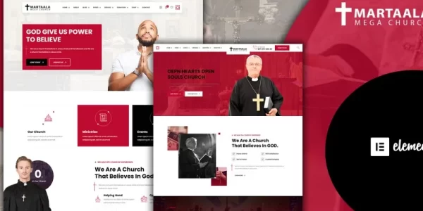 Martaala Chapel Elementor WordPress Theme 1.0.0 GPL Theme