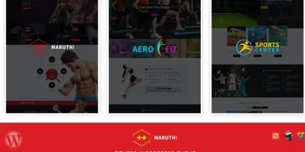 Maruthi Fitness Fitness Center WordPress Theme 2.7 GPL Theme