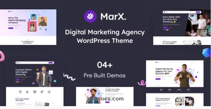 Marx – Digital Marketing Agency WordPress Theme 1.0.0 GPL Theme