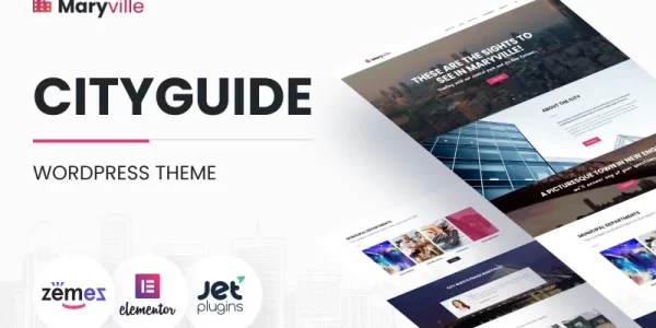 Maryville City Portal City Guide WordPress Theme 1.0.0 GPL Theme