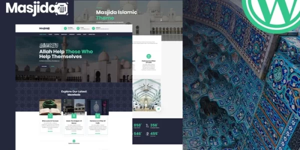 Masjida Islam Mosque WordPress Theme 1.0.0 GPL Theme
