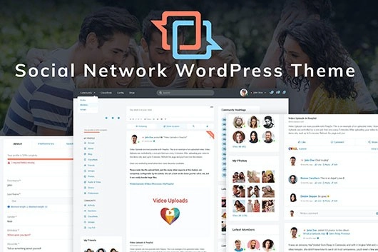 Matebook Social Network WordPress Theme 1.2 GPL Theme