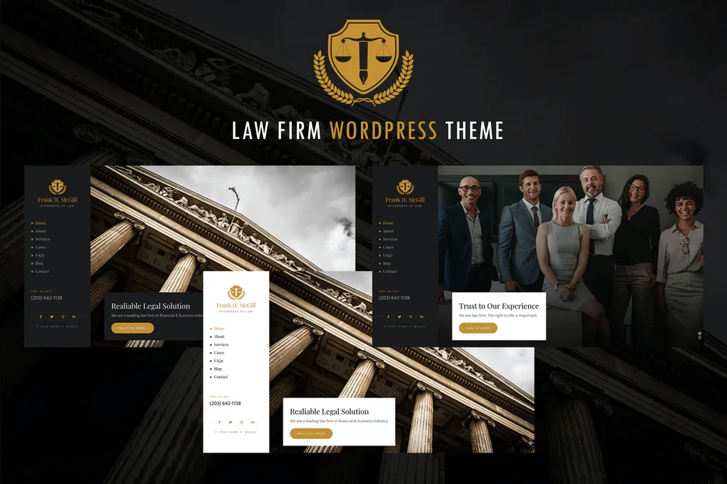 Mcgill Law Firm WordPress Theme 1.0 GPL Theme