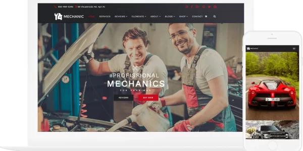 Mechanic WordPress Theme 3.0.2 GPL Theme