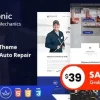 Mectronic WordPress Theme for Car Repair Center 2.0 GPL Theme