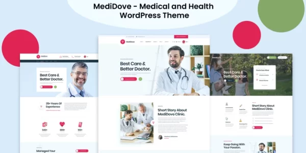 MediDove Medical and Health WordPress Theme 2.2.6 GPL Theme