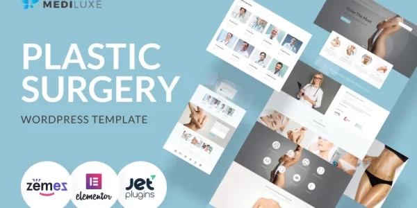 MediLuxe Plastic Surgery WordPress Theme 1.0.1 GPL Theme