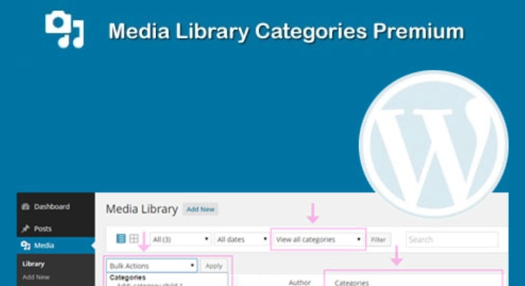 Media Library Categories Premium 2.4.2 GPL Plugins