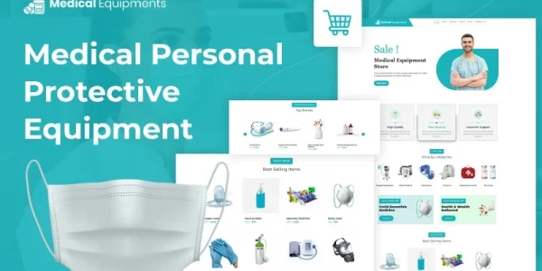 Medical Protective Equipment eCommerce WordPress Theme 1.0.0 GPL Theme