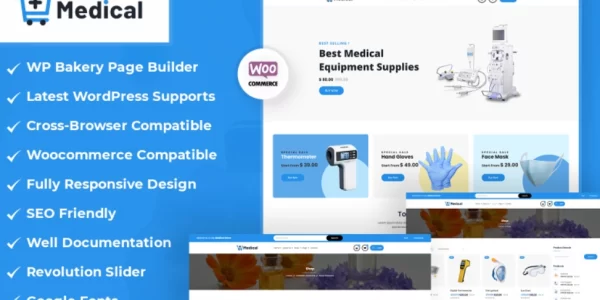 Medical Store WooCommerce WordPress Theme 1.0.8 GPL Theme