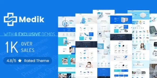 Medik Medical WooCommerce Store 2.6 GPL Theme