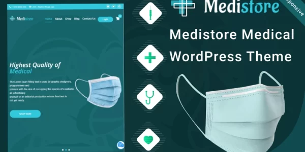 Medistore Medical WordPress Theme 1.0.0 GPL Theme