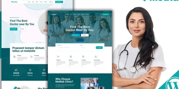 Medtab Medical Healthcare WordPress WordPress Theme 1.0.0 GPL Theme