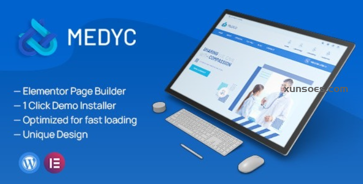 Medyc Medical WordPress Theme 1.0.0 GPL Theme
